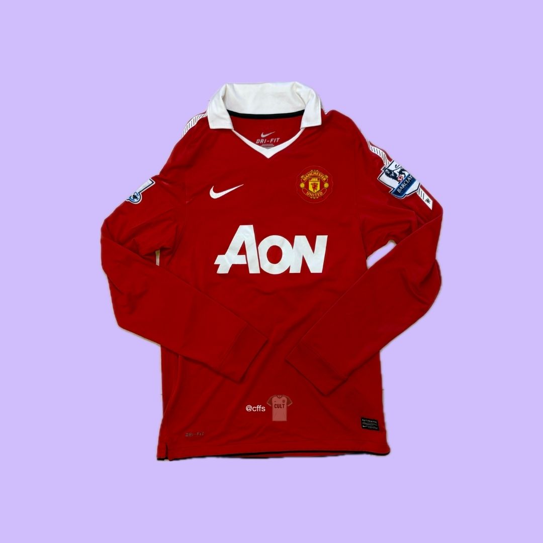 Manchester United 2010/11 Nike with Nani 17 Vintage Football Jersey