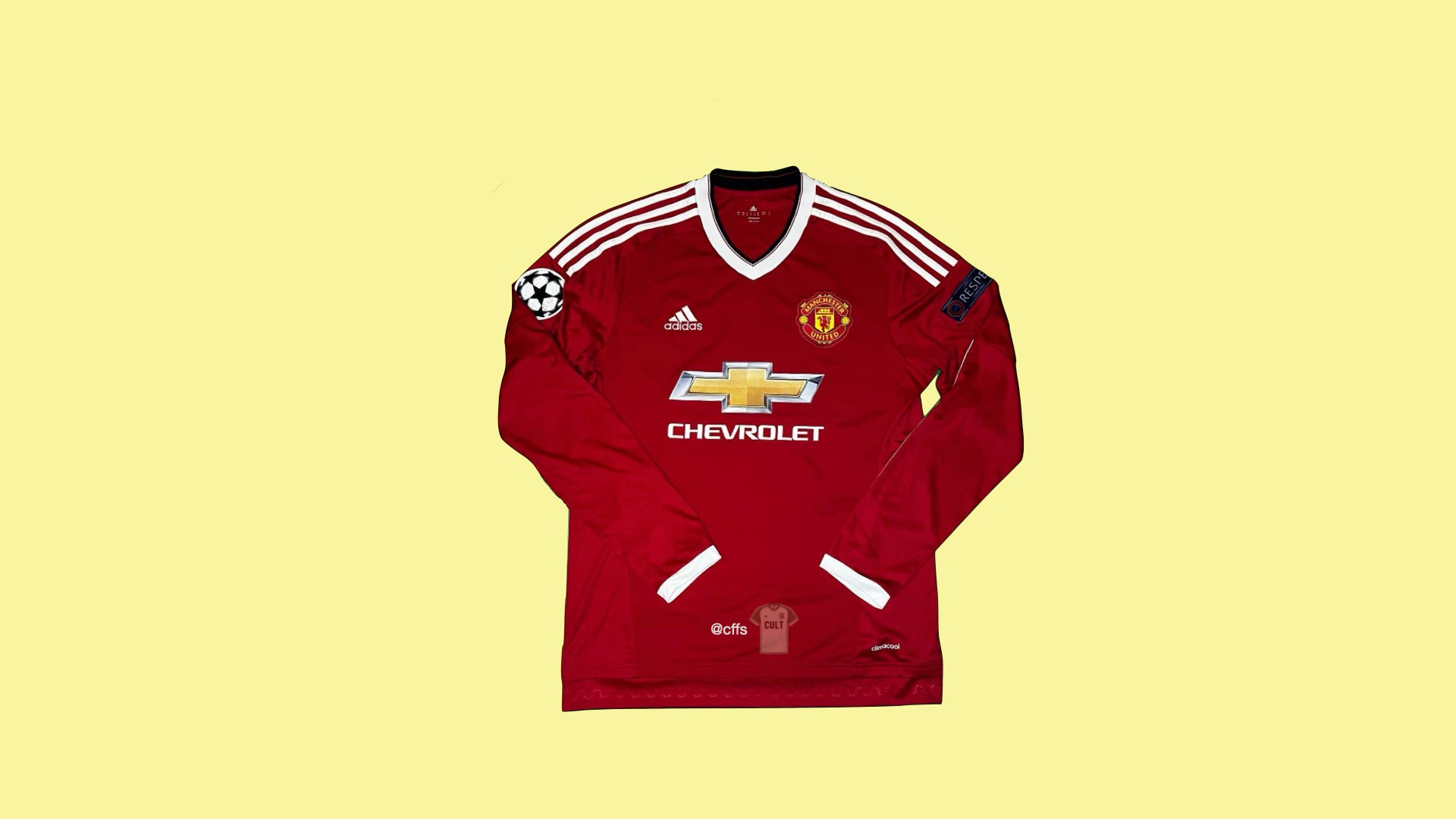 Manchester United 2015/16 Adidas Home Jersey with Wayne Rooney 10