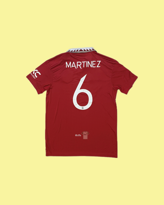 Manchester United 2022/23 Adidas with Lisandro Martinez 6 Nameset Football Jersey