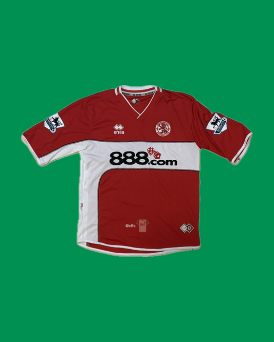 Middlesbrough 2005/06 Errea with George Boateng 7 Nameset Football Jersey - Cult Fave Football Shirts
