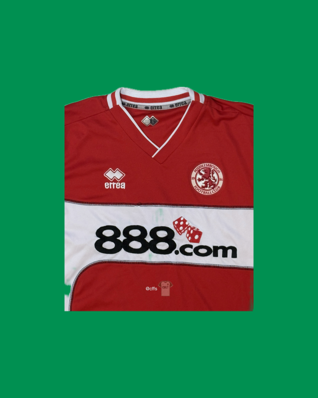 Middlesbrough 2005/06 Errea with George Boateng 7 Nameset Football Jersey