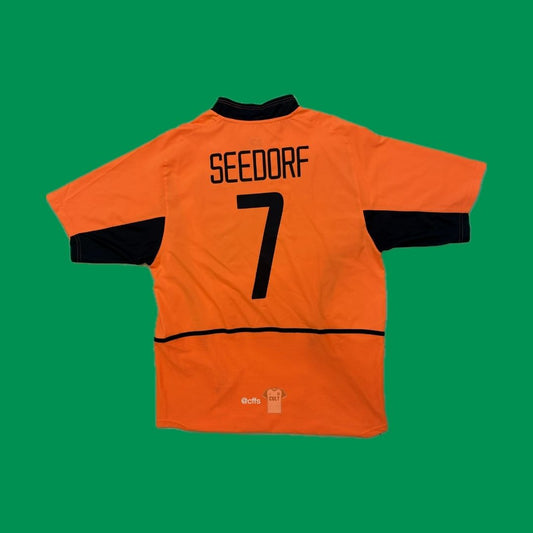 Netherlands NT 2002/04 Nike with Clarence Seedorf 7 Vintage - Cult Fave Football Shirts