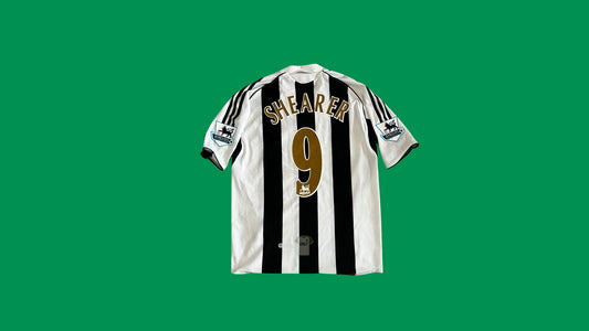 Newcastle United 2005-2007 Home Jersey with Alan Shearer 9 - Cult Fave Football Shirts