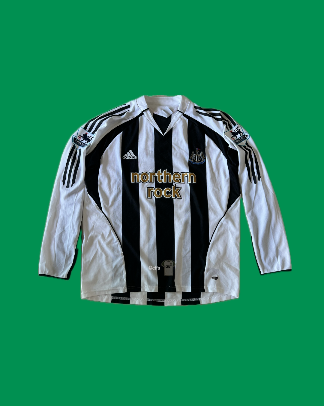 Newcastle United 2005/07 Adidas Home Damien Duff 11 Jersey – Cult