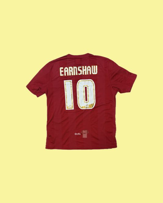 Nottingham Forest 2010/11 Umbro with Robert Earnshaw 10 Nameset Football Jersey