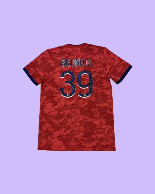 Olympique Lyon 2021/22 Adidas with Bruno Guimaraes 39 Nameset Football Jersey