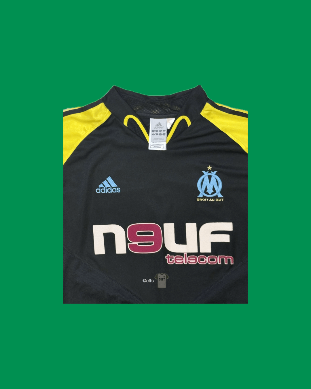 Olympique Marseille 2004/05 Adidas with Fabien Barthez 16 Nameset Football Jersey