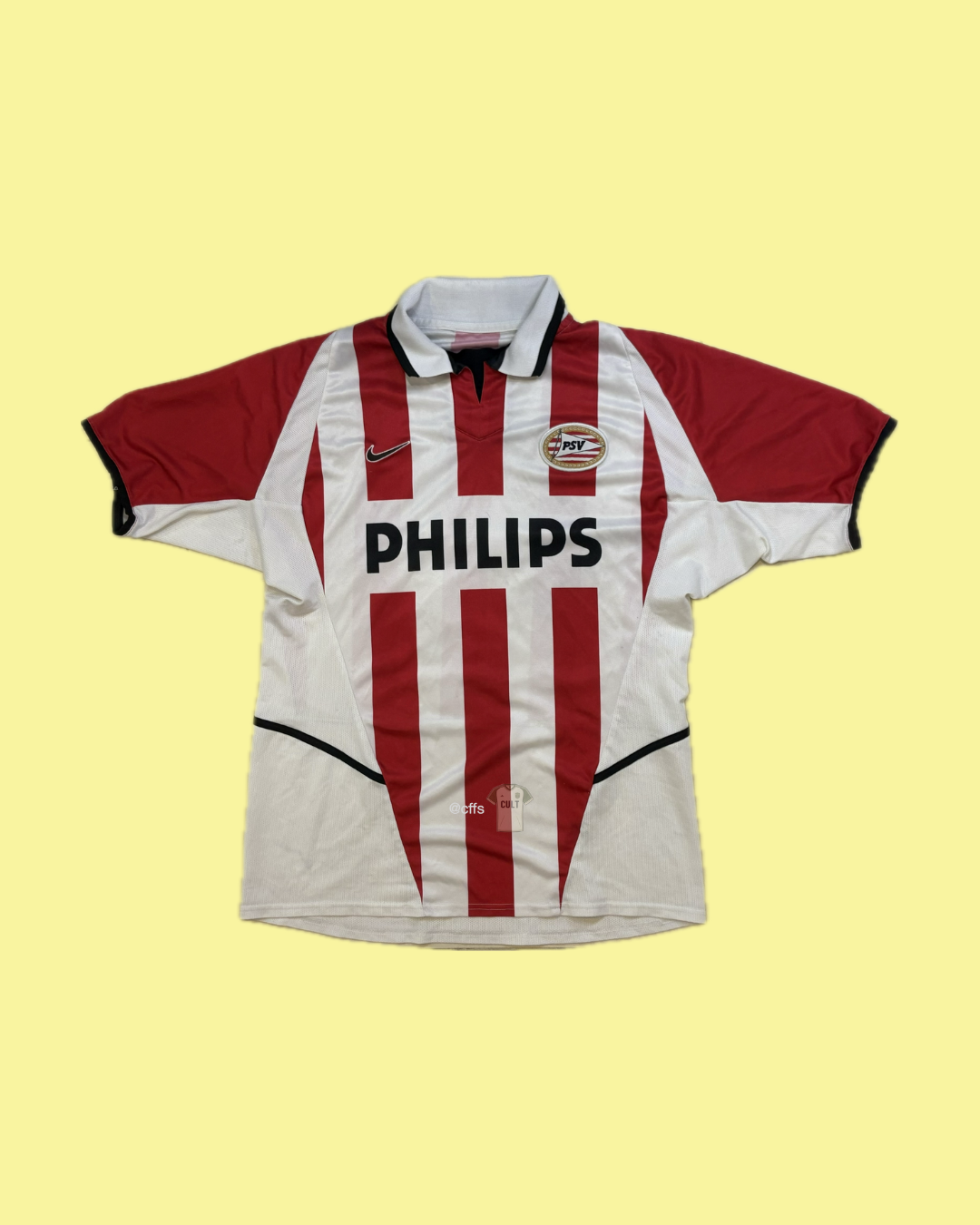 PSV Eindhoven 2002/03 Nike with Mark van Bommel 6 Nameset Football Jersey