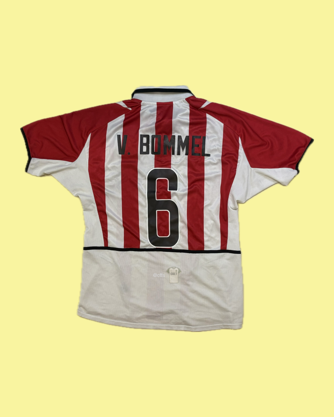 PSV Eindhoven 2002/03 Nike with Mark van Bommel 6 Nameset Football Jersey