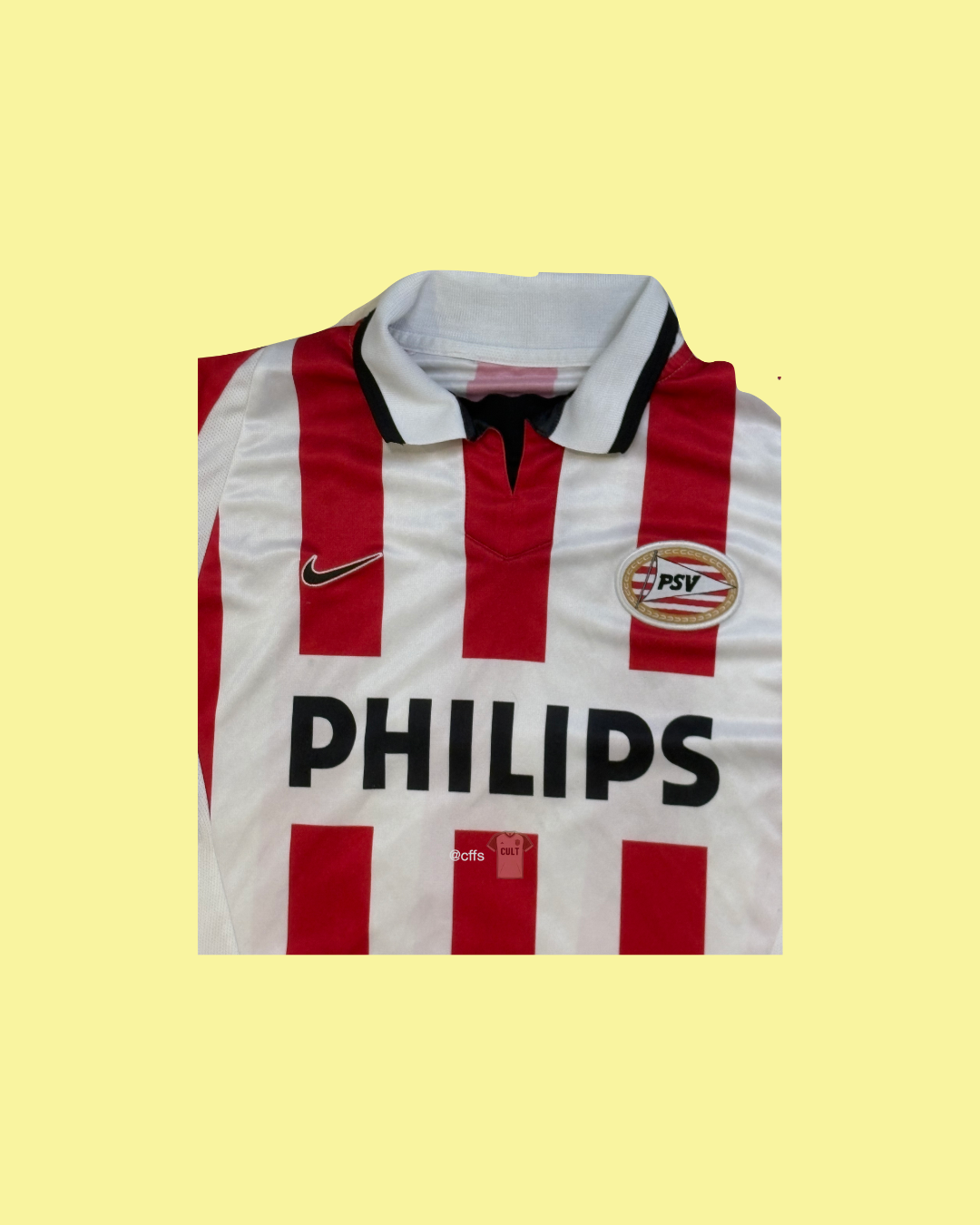 PSV Eindhoven 2002/03 Nike with Mark van Bommel 6 Nameset Football Jersey