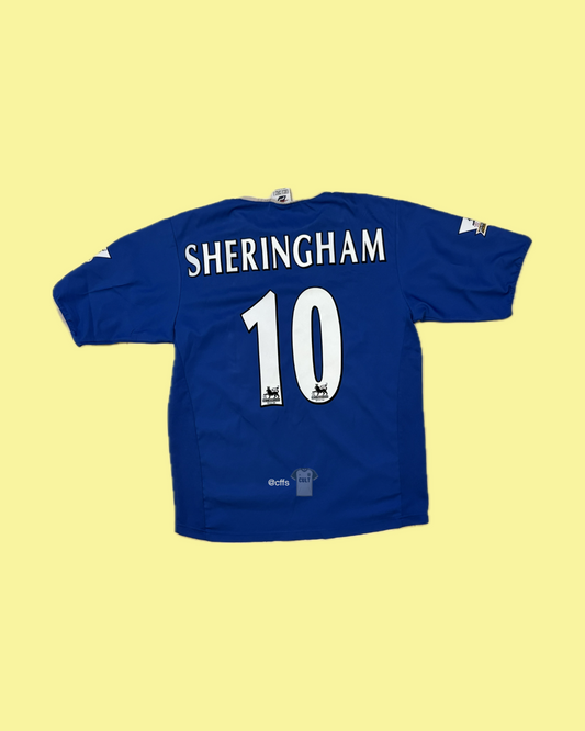 Portsmouth F.C. 2003/04 In-house with Teddy Sheringham 10 Nameset - Cult Fave Football Shirts