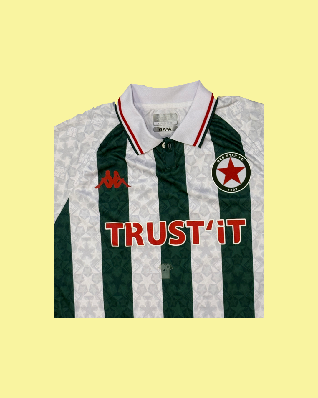 Red Star Paris 2024/25 Kappa Football Jersey - Cult Fave Football Shirts