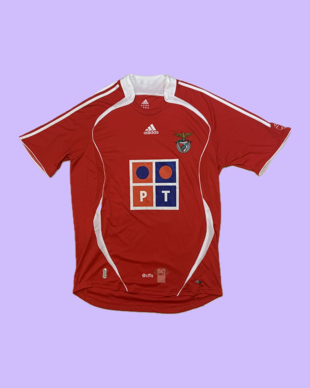 SL Benfica 2006/07 Adidas with Rui Costa 10 Nameset