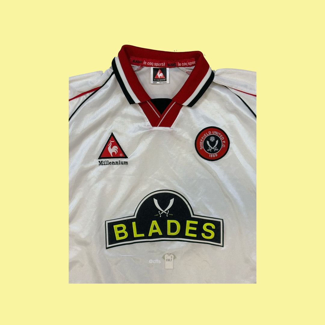 Sheffield United 1999/2000 Le Coq Sportif Vintage Football Jersey