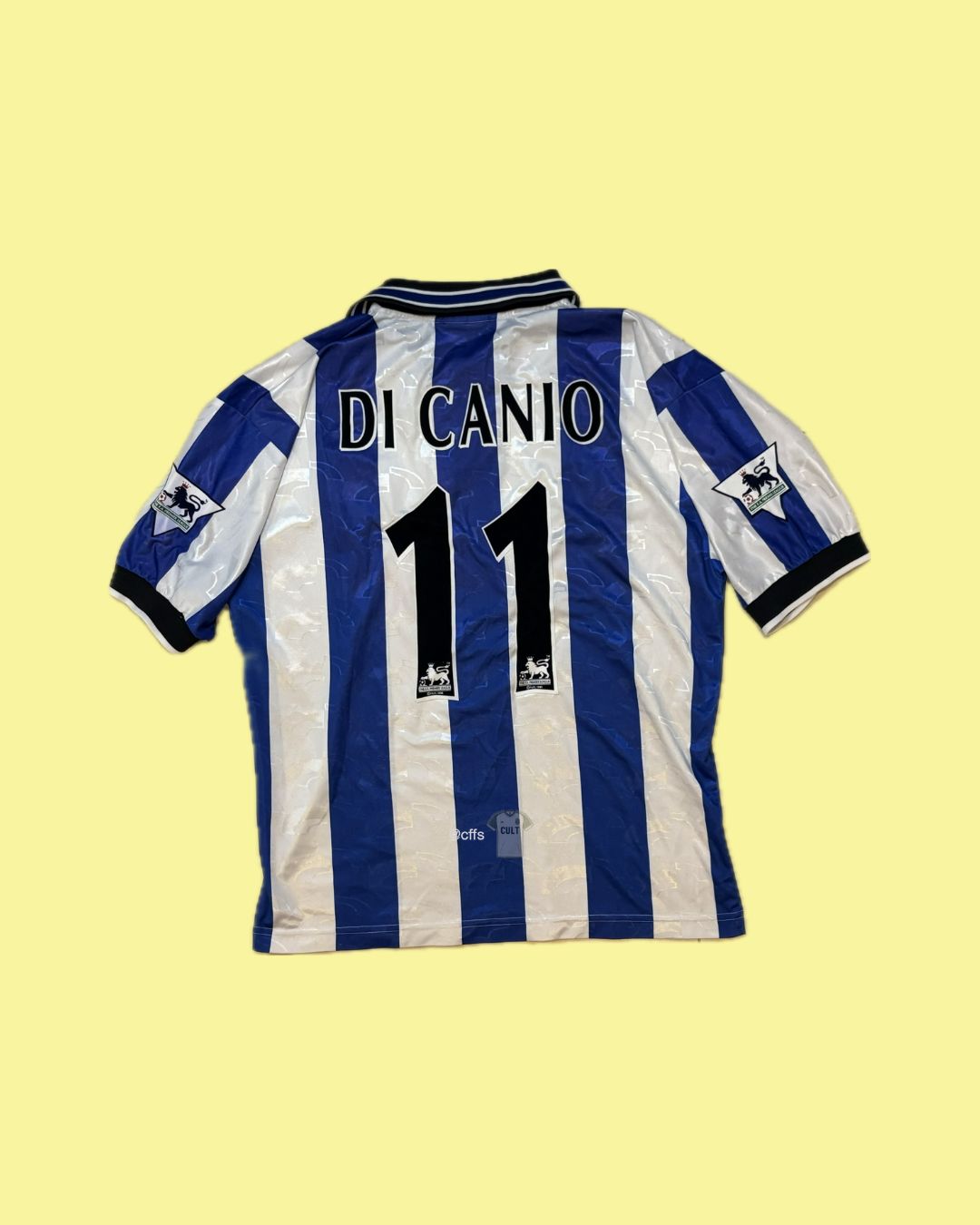 Sheffield Wednesday 1997/98 Puma with Paolo Di Canio 11 Nameset Football Jersey