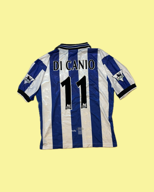 Sheffield Wednesday 1997/98 Puma with Paolo Di Canio 11 Nameset Football Jersey - Cult Fave Football Shirts