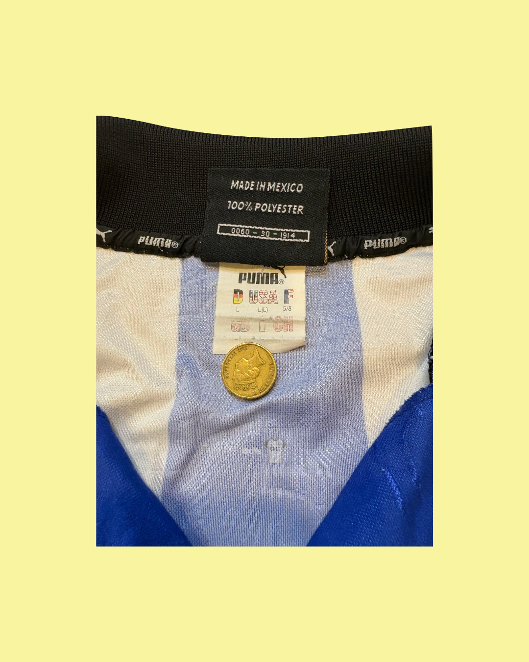 Sheffield Wednesday 1997/98 Puma with Paolo Di Canio 11 Nameset Football Jersey