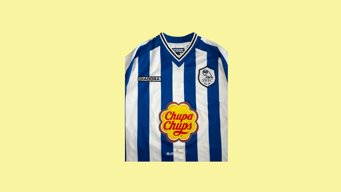 Sheffield Wednesday 2001/02 Diadora with Gerald Sibon 8 Nameset Diadora