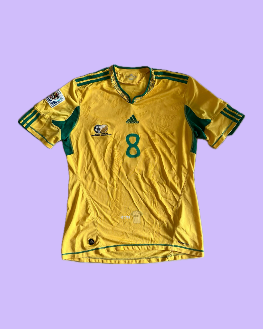 South Africa NT 2010/11 Adidas with Siphiwe Tshabalala 8 Nameset