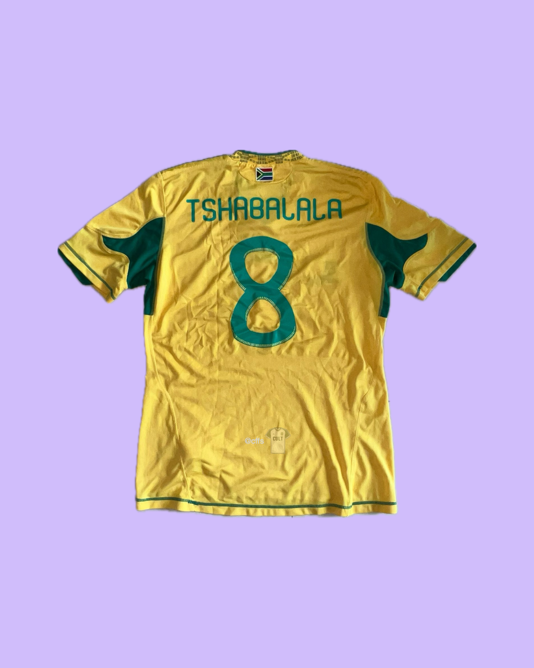 South Africa NT 2010/11 Adidas with Siphiwe Tshabalala 8 Nameset