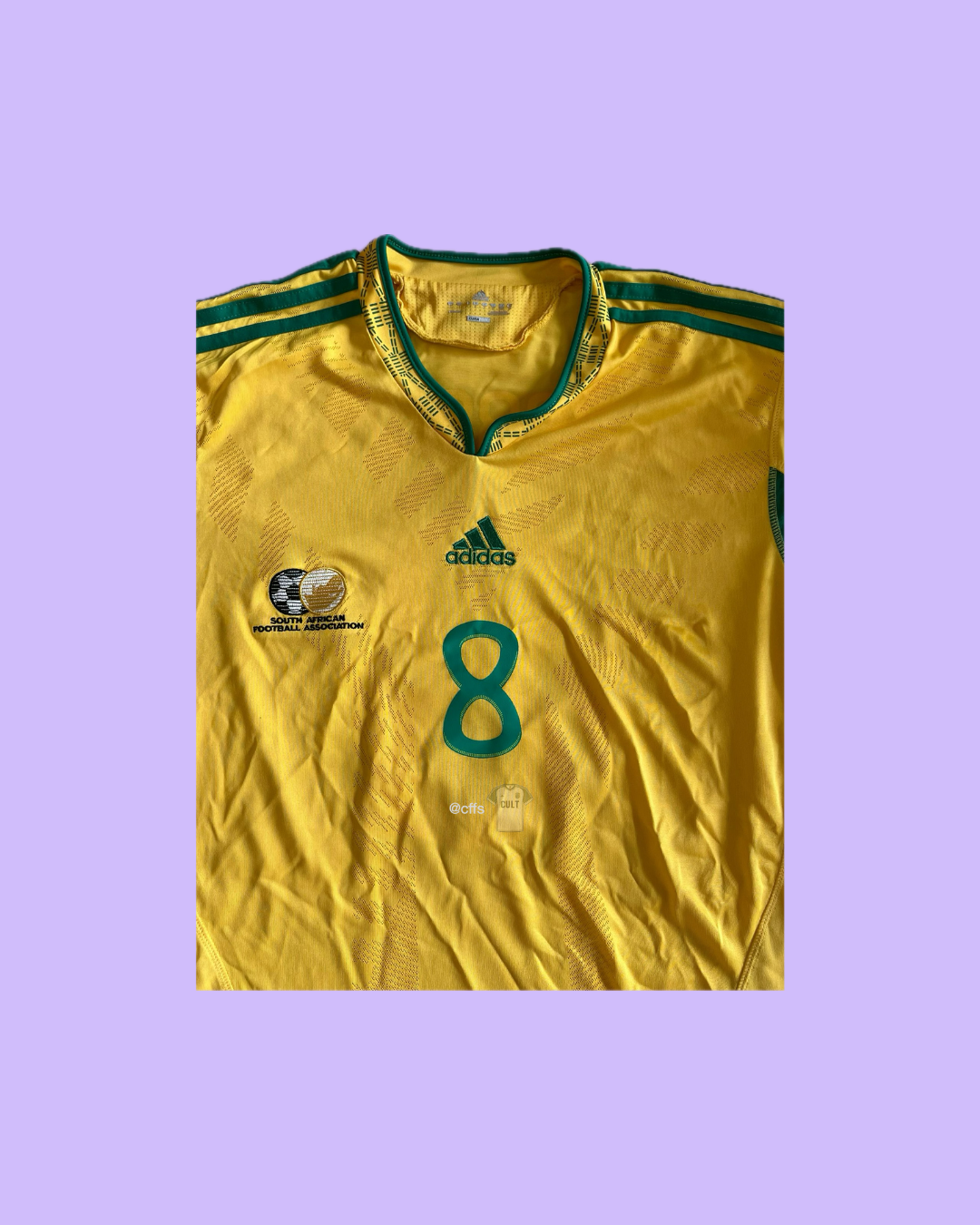 South Africa NT 2010/11 Adidas with Siphiwe Tshabalala 8 Nameset