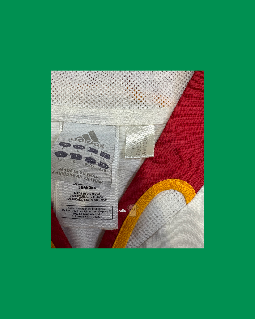 Spain NT 2004/06 Adidas with Raúl 7 Nameset Football Jersey