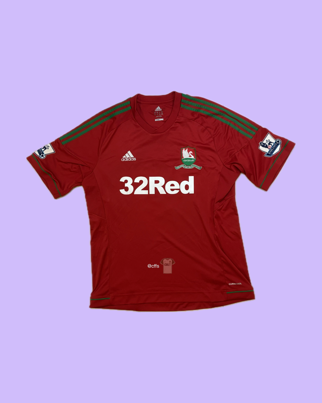 Swansea City 2012/13 Adidas with Michu 9 Nameset Football Jersey