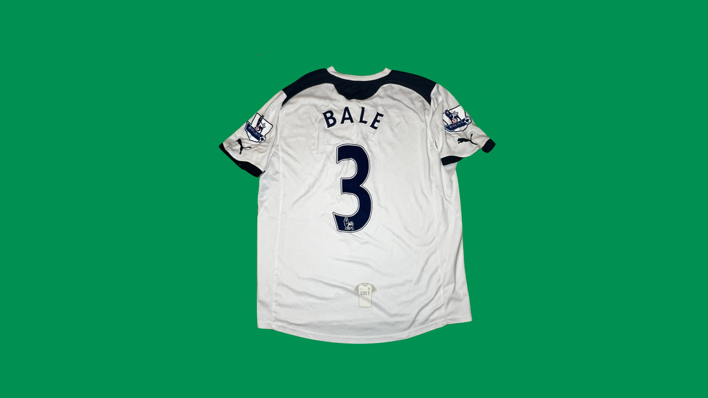 Tottenham Hotspur 2010/11 Puma with Gareth Bale 3 Nameset Vintage Football Jersey