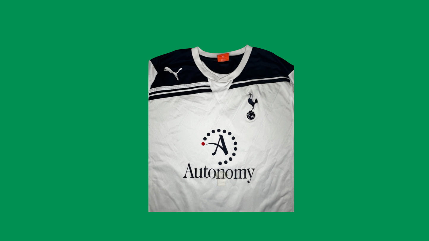 Tottenham Hotspur 2010/11 Puma with Gareth Bale 3 Nameset Vintage Football Jersey