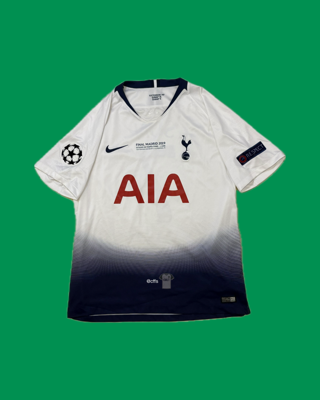 Tottenham Spurs 2018/19 Nike with Son Heung-min 7 Nameset