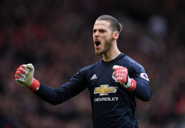 Manchester United 2017/18 Adidas with David De Gea 1 (BNWT) Nameset