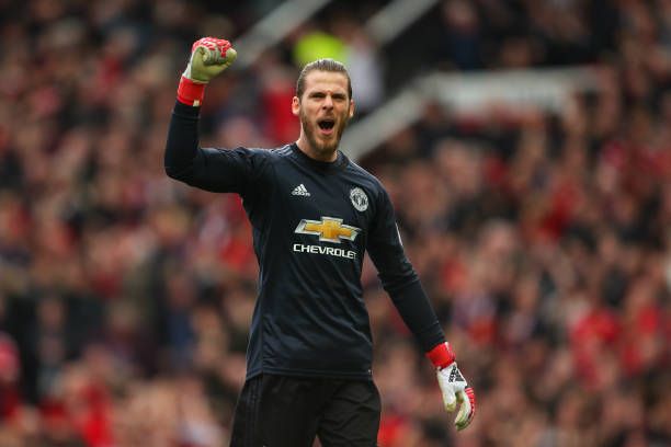 Manchester United 2017/18 Adidas with David De Gea 1 (BNWT) Nameset