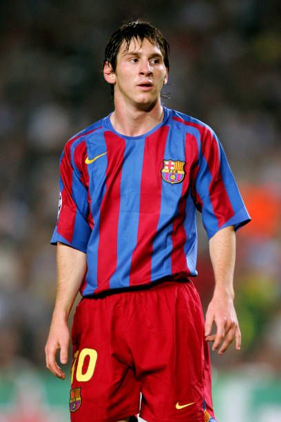 FC Barcelona 2005/06 Nike with Lionel Messi 30 Nameset