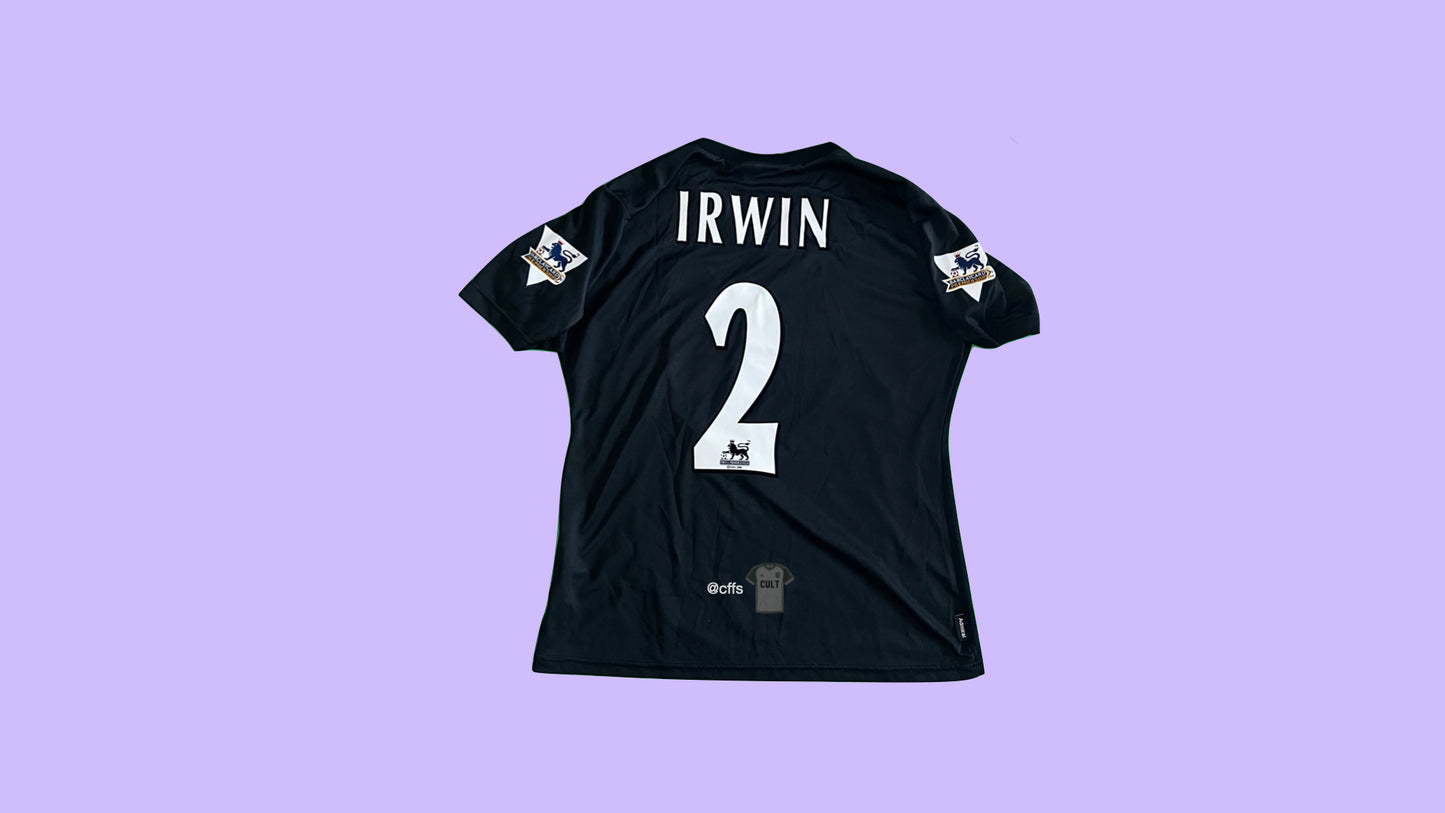 Wolverhampton Wanderers 2003/04 Away Jersey with Denis Irwin 2