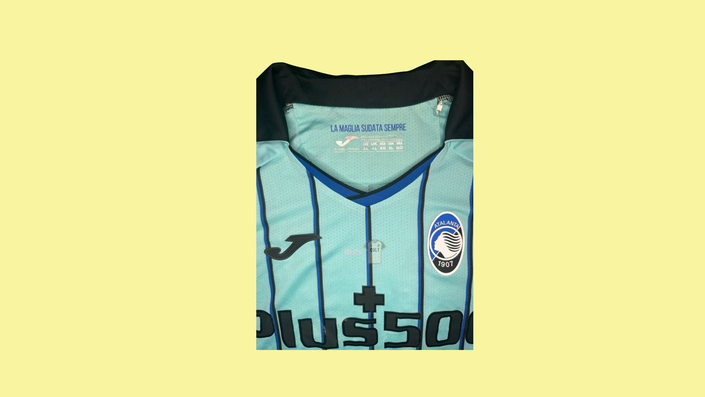 Atalanta BC 2022/23 Joma with Rasmus Højlund 17 Nameset Football Jersey