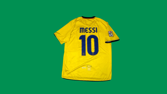 FC Barcelona 2008/09 Nike with Messi 10 Nameset Vintage Football Jersey - Cult Fave Football Shirts