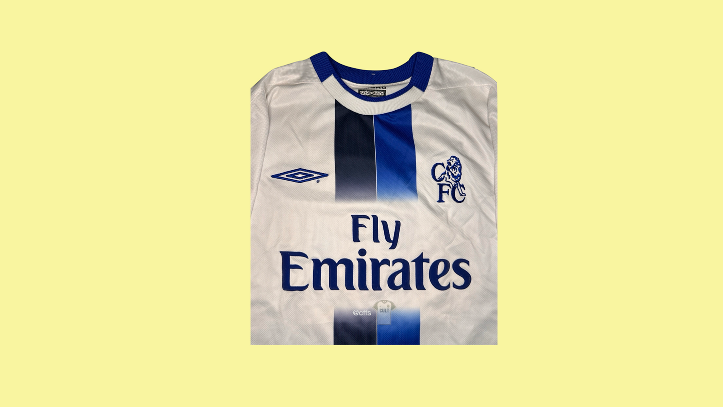 Chelsea FC 2003-2005 Umbro with Eidur Gudjohnsen 22 Nameset Vintage Football Jersey