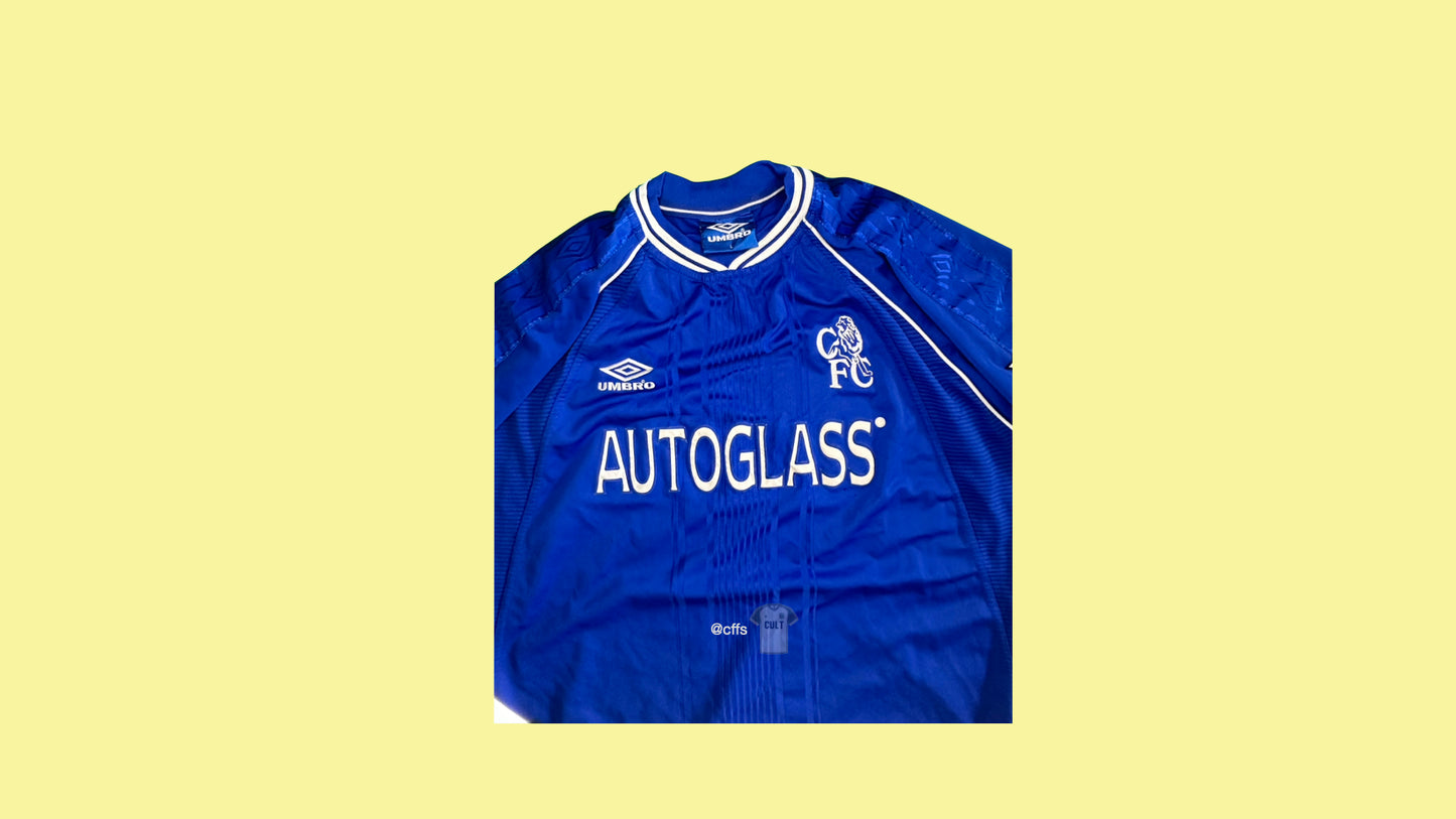 Chelsea 1999-2001 Umbro with Gianfranco Zola 25 Nameset Vintage Football Jersey