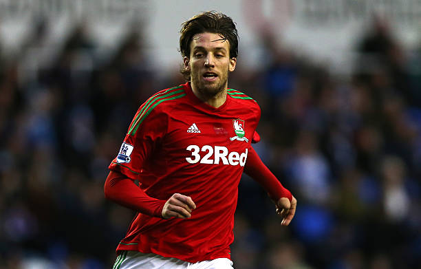 Swansea City 2012/13 Adidas with Michu 9 Nameset Football Jersey