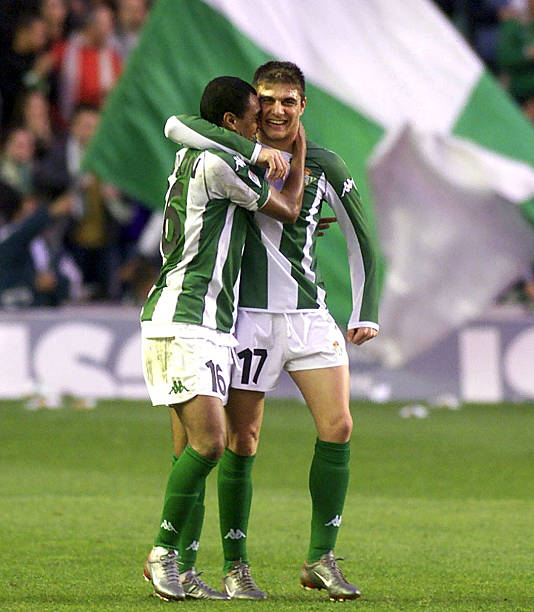 Real Betis Balompié 2003/04 Kappa with Joaquín 17 Nameset Football Jersey