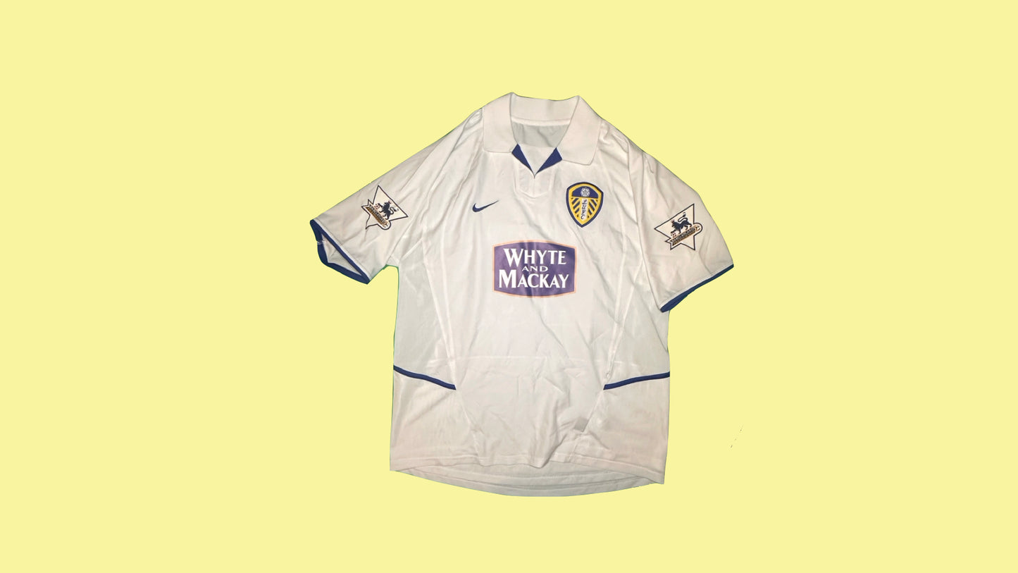 Leeds United 2003/04 Nike with David Batty 23 Nameset Vintage Football Jersey
