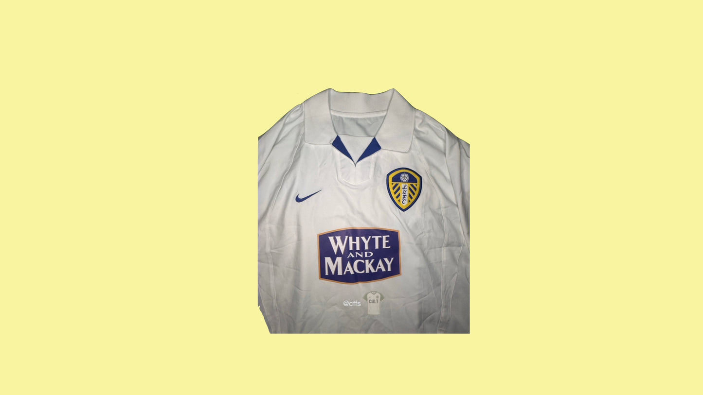 Leeds United 2003/04 Nike with David Batty 23 Nameset Vintage Football Jersey