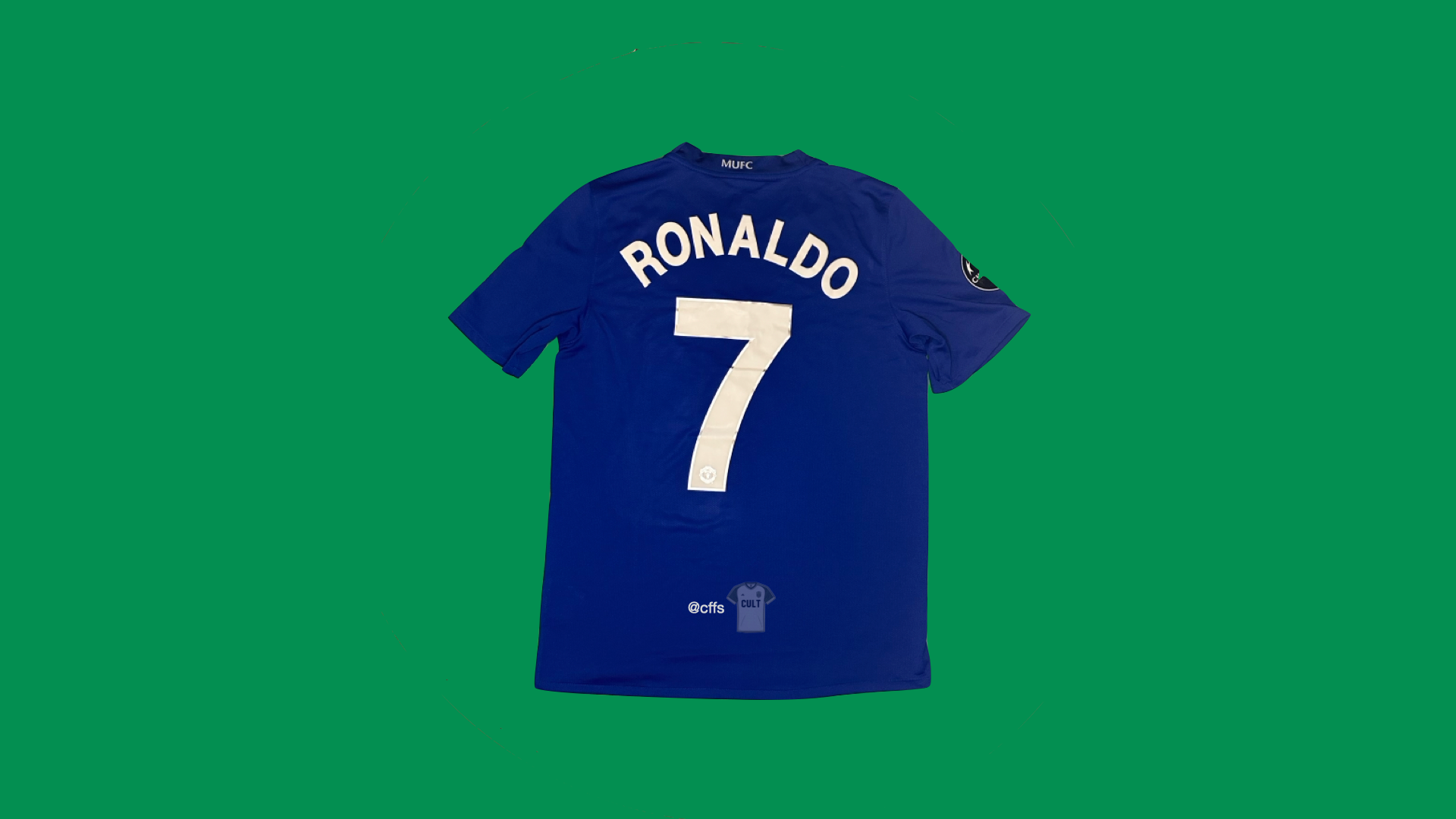 Manchester United 2008/09 Nike with Cristiano Ronaldo 7 Nameset Vintage Football Jersey - Cult Fave Football Shirts