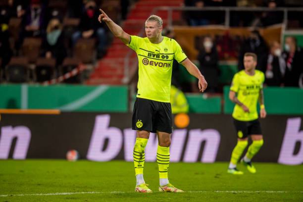 Borrussia Dortmund 2021/22 Puma with Erling Haaland 9 Nameset