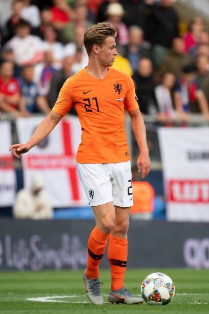 Netherlands NT 2018/20 Nike with Frenkie de Jong 21 Nameset