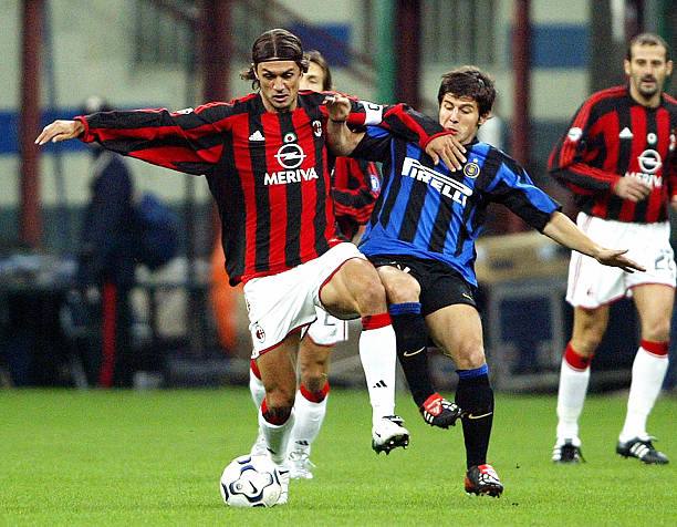 AC Milan 2003/04 Adidas with Paolo Maldini 3 Nameset