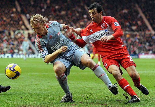 Liverpool FC 2008/09 Adidas with Dirk Kuyt 18 Nameset