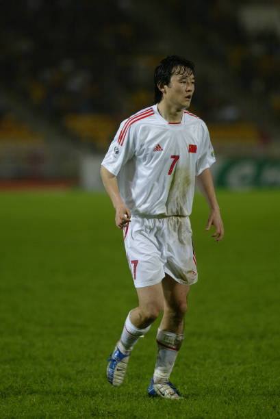 China NT 2004/06 Adidas with Sun Jihai 7 Nameset