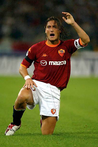 AS Roma 2002/03 Kappa with Francesco Totti 10 (BNWT) Nameset Football Jersey - Cult Fave Football Shirts