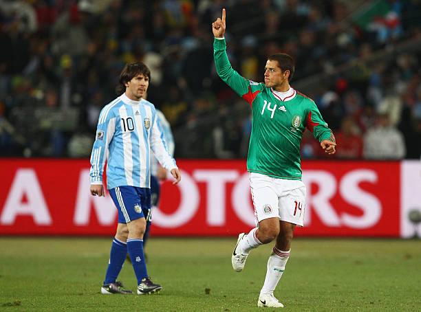 Mexico NT 2010 Adidas with Javier Hernández 14 (BNWT) Nameset Football Jersey